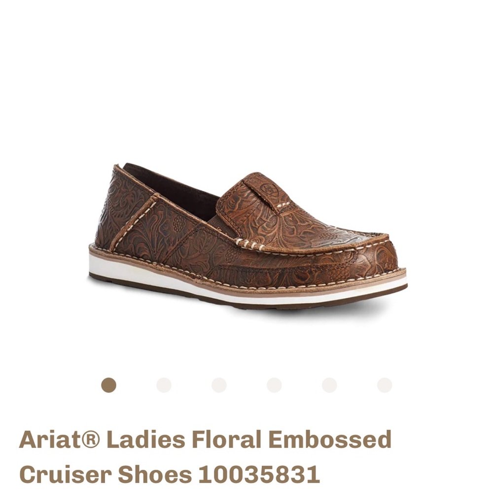 Ariat® Ladies Floral Embossed Cruiser Shoes 10035831